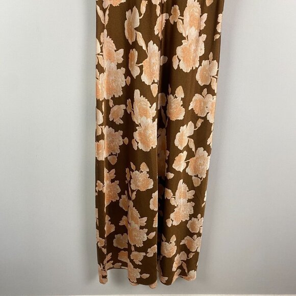 Vince Brown Floral Maxi Dress - Picture 3 of 11